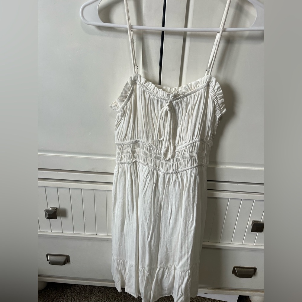 White Flowy Forever 21 Dress Small